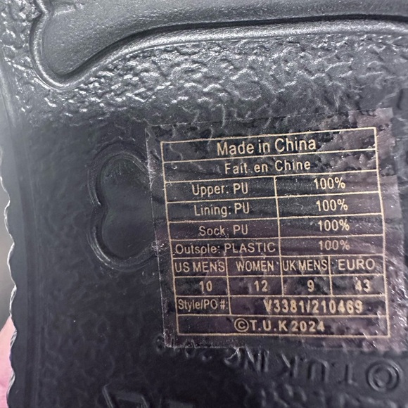 NEW TUK  UNISEX GLADIATOR  PLATFORM MENS 10 Women’s 12 Black Sandals - Picture 9 of 10